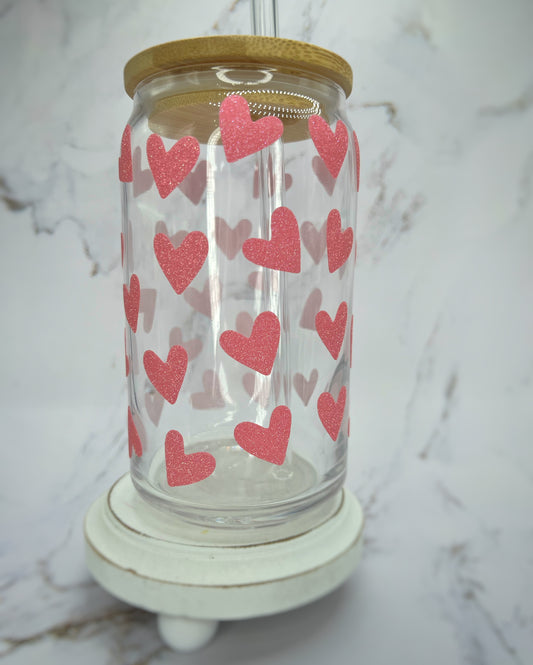 Classic Valentine Glass Tumbler